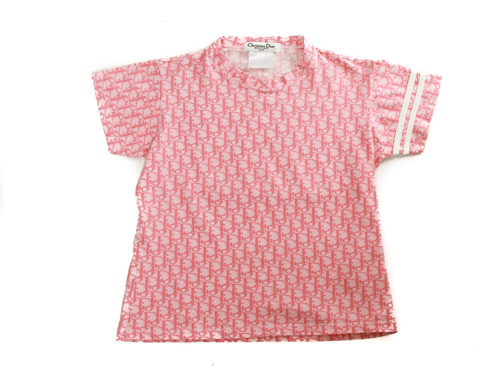 Authentic Christian Dior Trotter Pattern pink tshirt