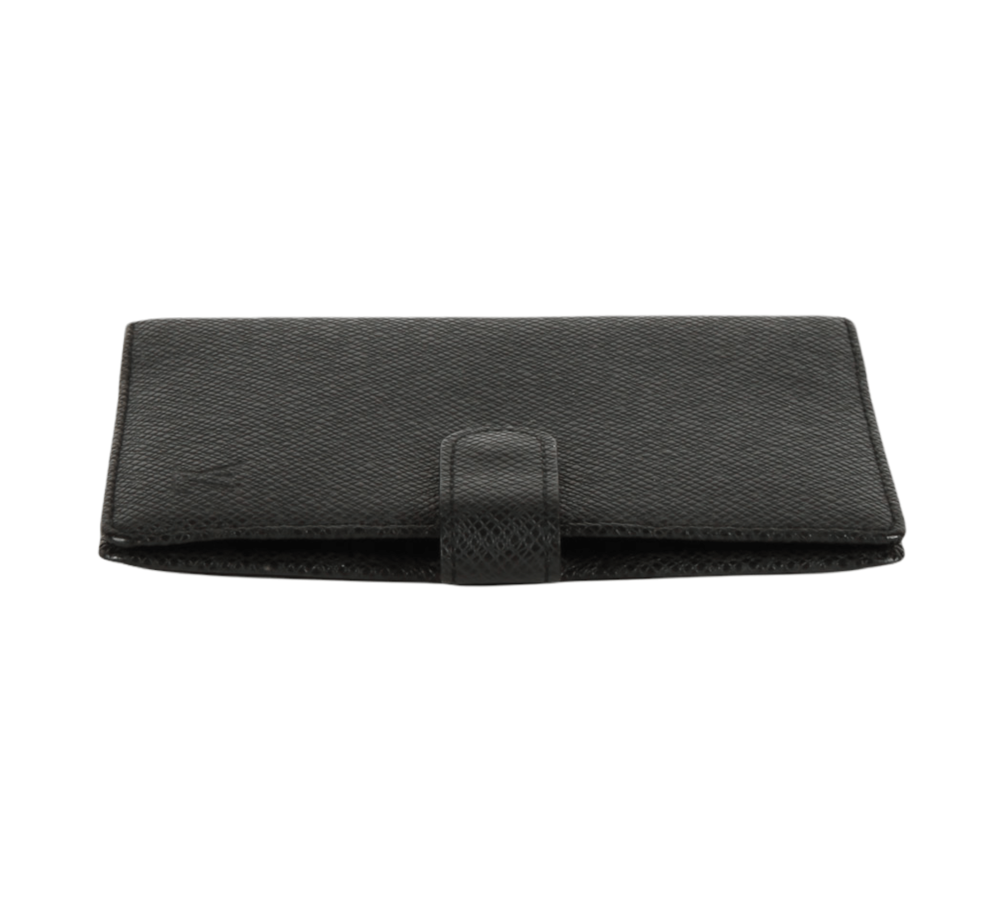 Louis Vuitton Black Taiga Leather Agenda PM Wallet, Lumina Gem