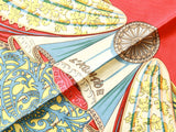Authentic Hermes Multi-Color Pellier Silk Scarf