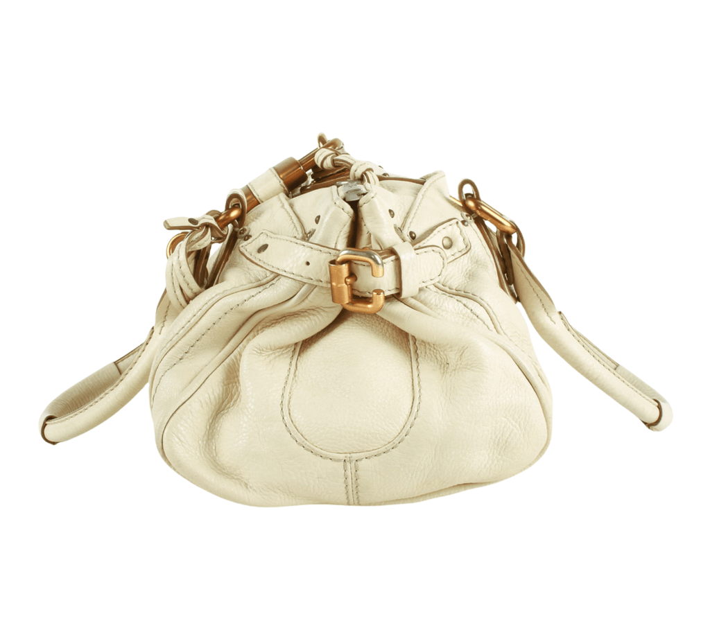 Authentic Chloe white Paddington Satchel Shoulder/Hand bag