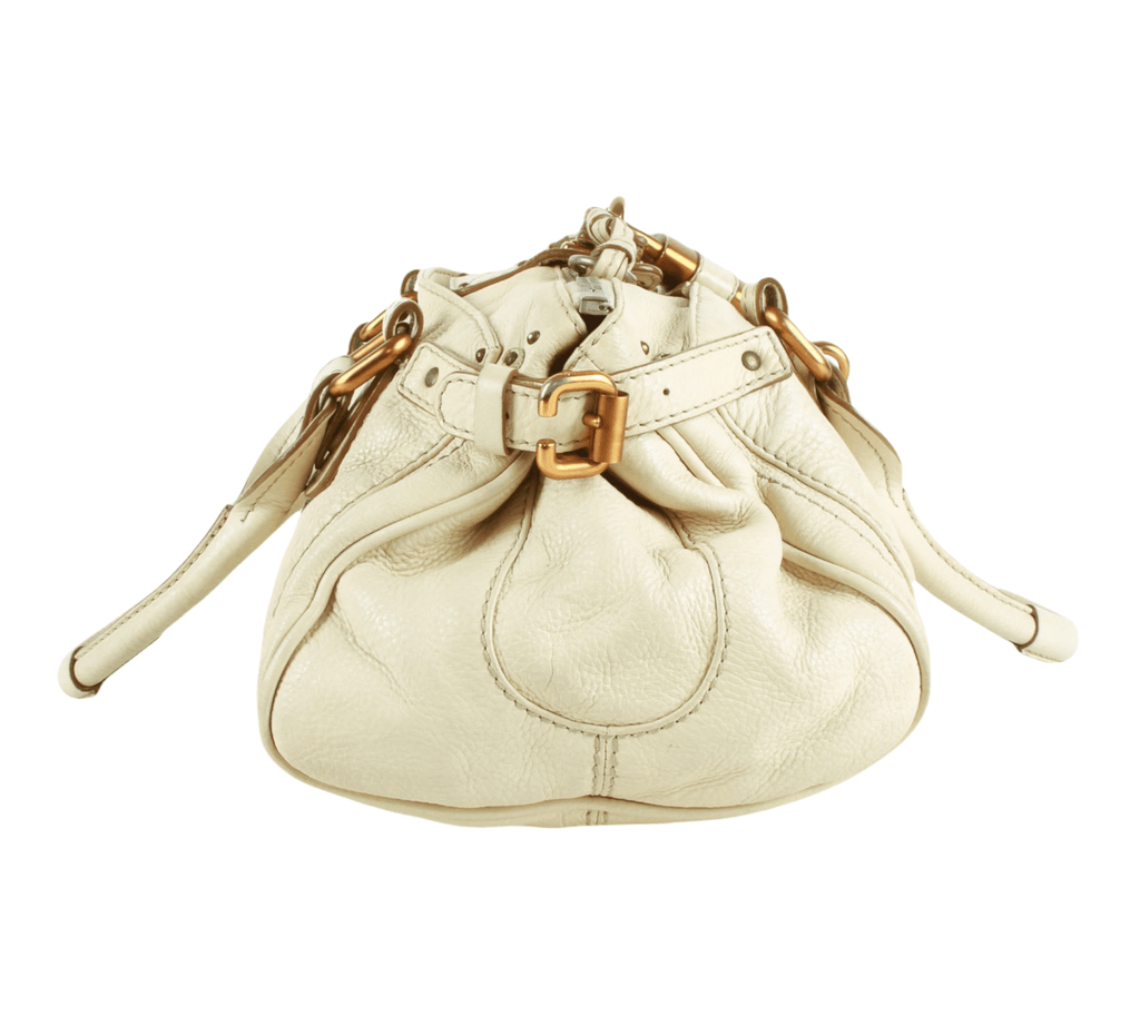 Authentic Chloe white Paddington Satchel Shoulder/Hand bag