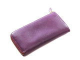Authentic Salvatore Ferragamo purple Zip-around long wallet