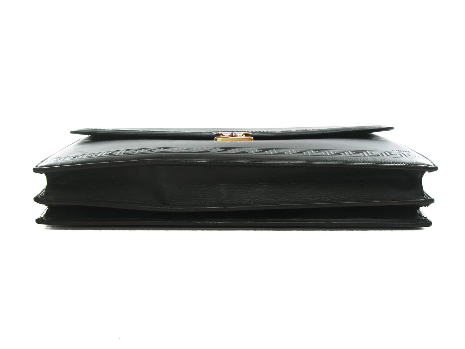 Leather handbag Gianni Versace Burgundy in Leather - 42046291