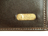 Authentic Fendi Zucca canvas brown leather wallet