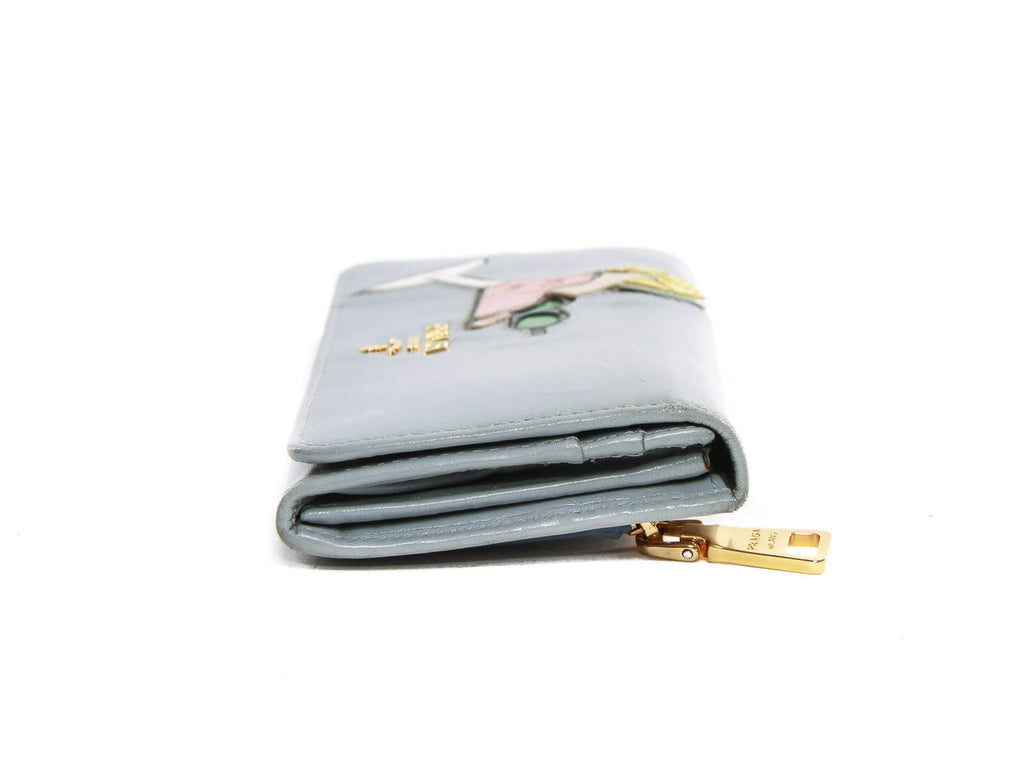 Authentic Prada soft leather wallet