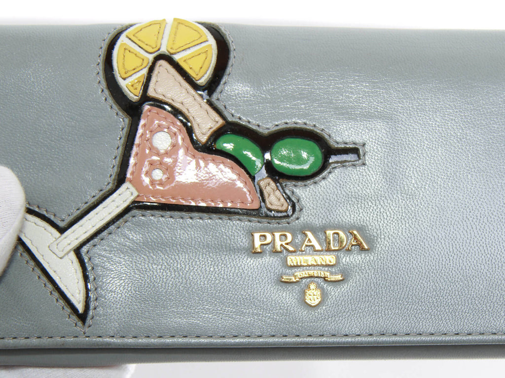 Authentic Prada soft leather wallet