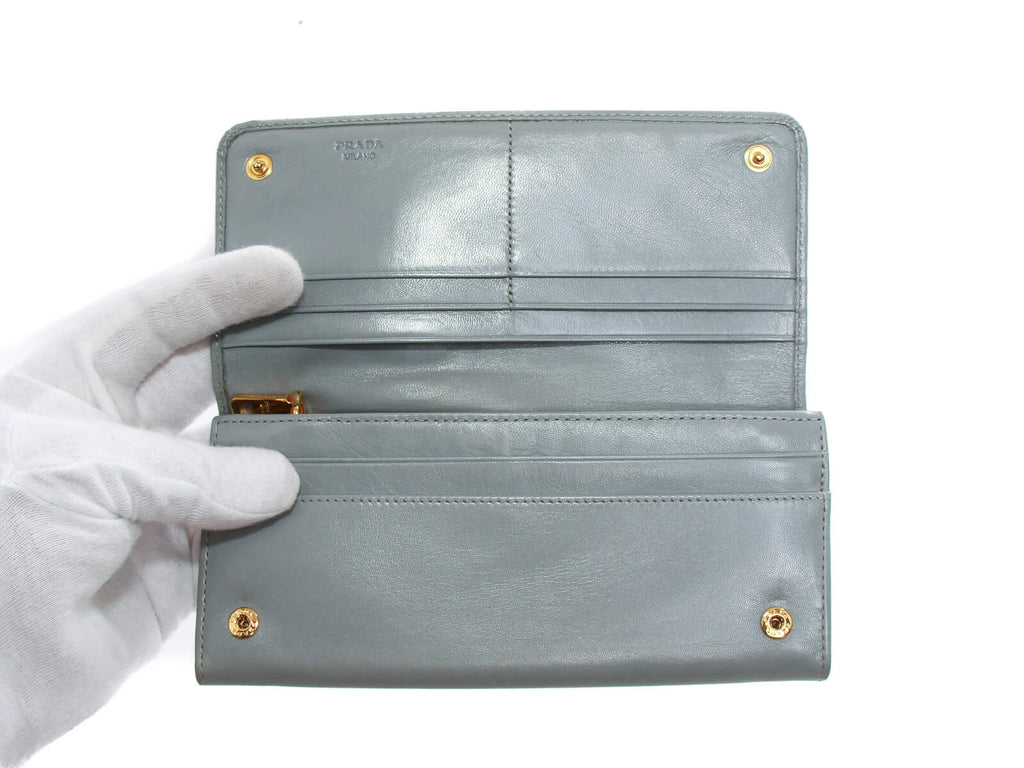 Authentic Prada soft leather wallet