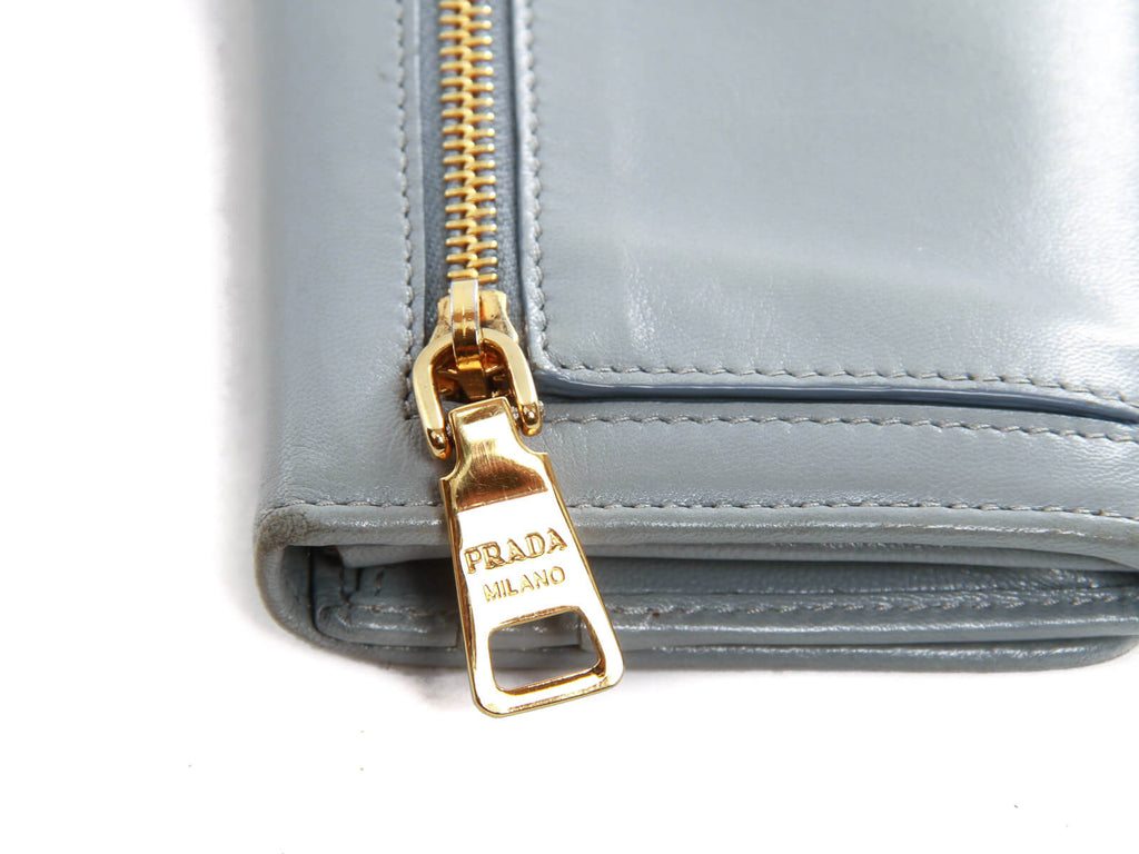 Authentic Prada soft leather wallet