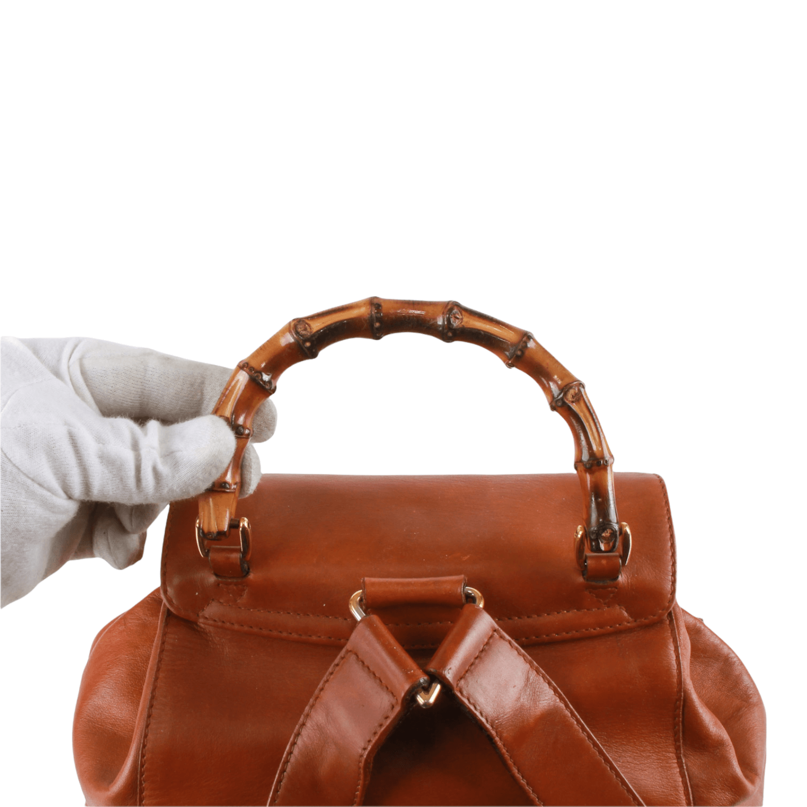 FOAK vintage/reserved/Gucci Brown transparent plastic bamboo antique bag -  Shop foakvintage Handbags & Totes - Pinkoi