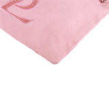 Authentic Saint Laurent Bag Kahala Velvet Ysl Logo Pink Canvas Tote