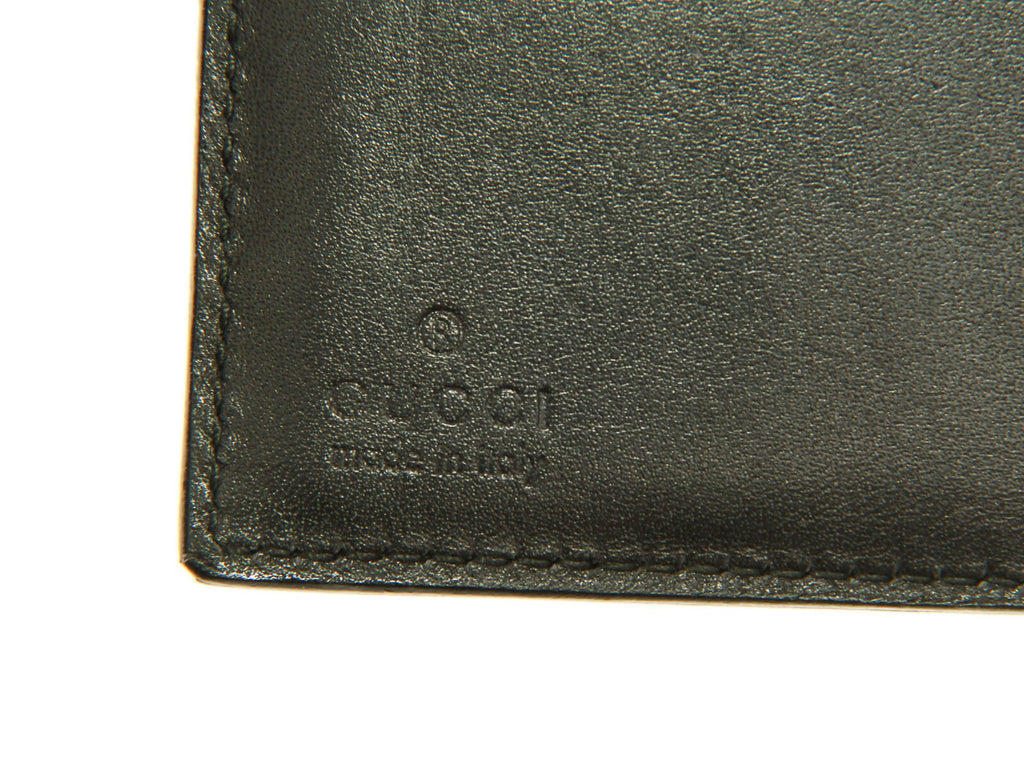 Authentic Gucci Black Leather Agenda Notebook