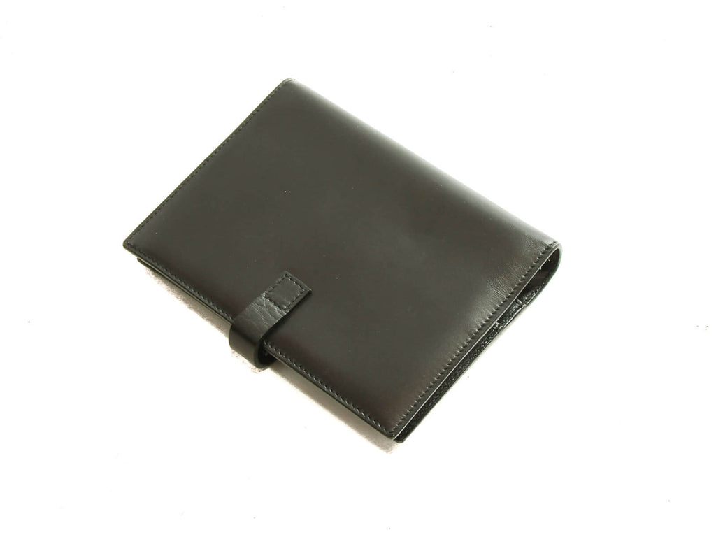 Authentic Gucci Black Leather Agenda Notebook