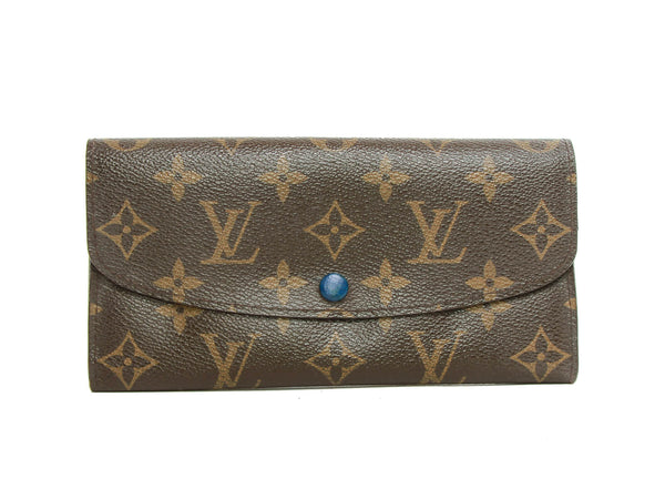 Authenticated Used Louis Vuitton Monogram Portefeuille Emily M60136 Wallet  Long Ladies 