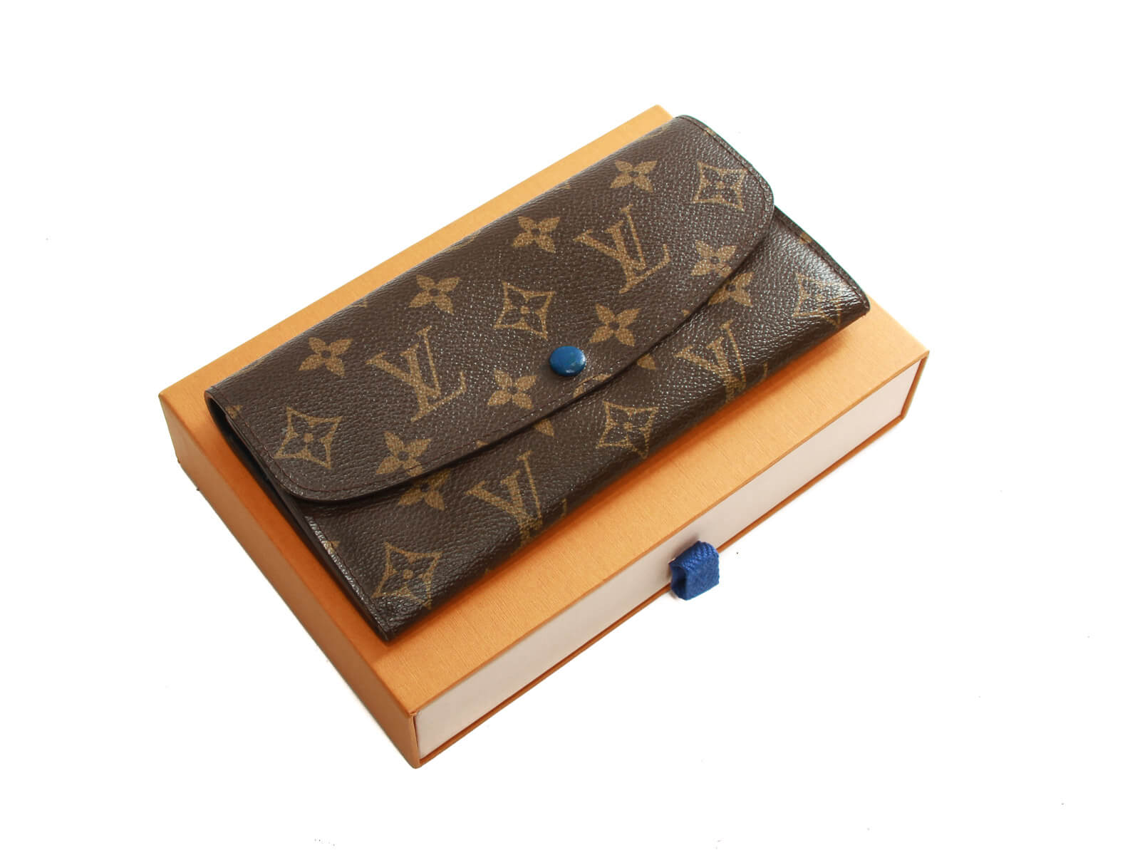 Louis Vuitton Portefeuille Emilie M60136 Long Wallet Browns Monogram  A1521CSS