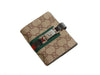 Authentic Gucci Monogram canvas brown leather wallet