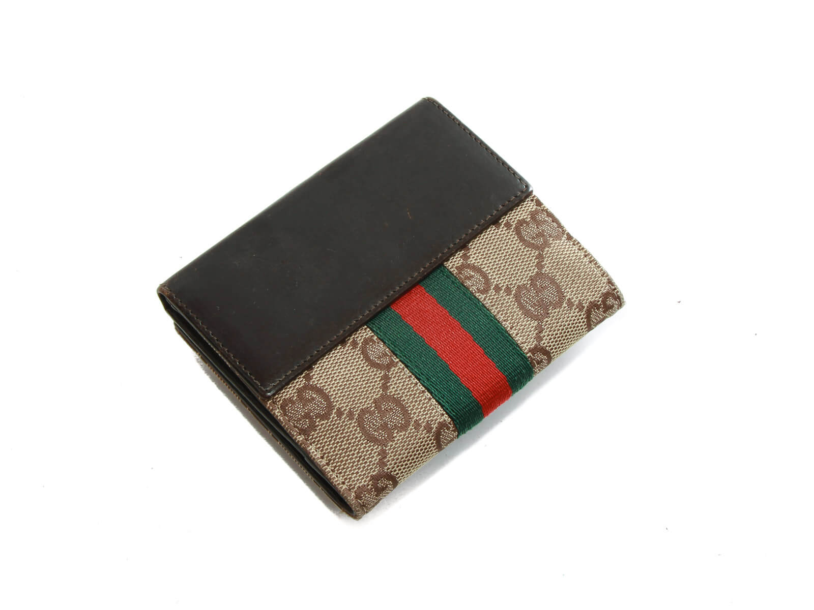 GUCCI Wallet Vintage Gucci Authentic GG Monogram Interlocking GG Logo Web  Reins Canvas Gucci Leather Wallet Brown Gucci Collectible Piece -   Israel