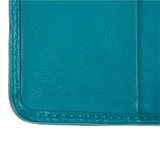 Authentic Gucci Turquoise Leather Compact Wallet