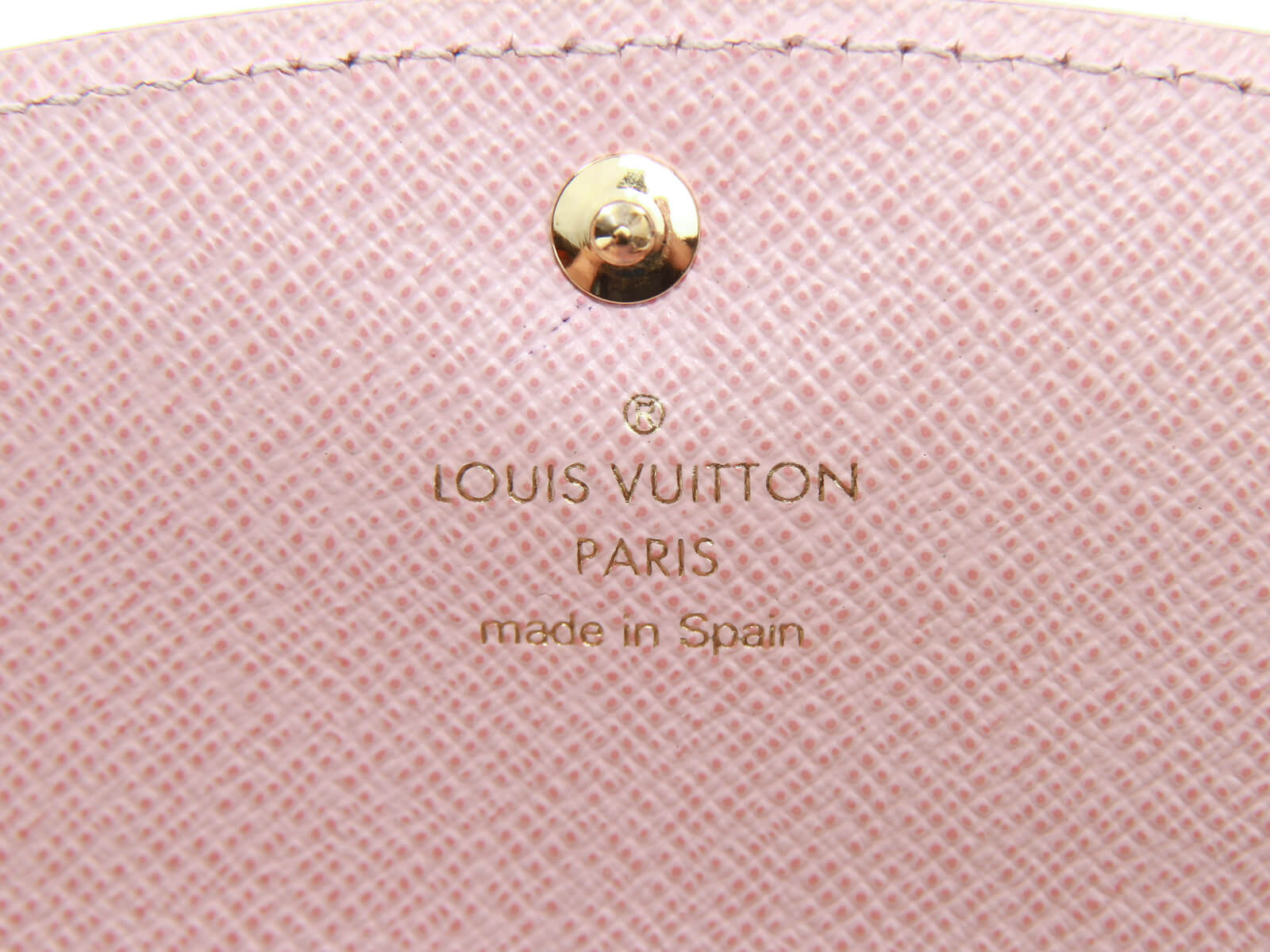 Louis Vuitton Damier Ebene Canvas Cerise Caissa Wallet