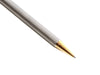 Authentic Cartier gold ribbed silver ball point pen