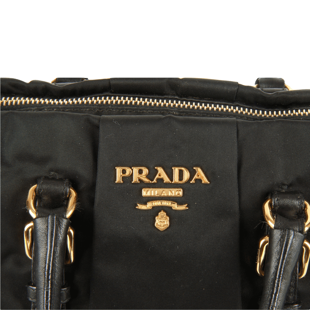 Authentic Prada Black Tessuto 2 way bag BN1607