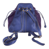 Authentic Gucci Vintage Purple suede Leather MM Backpack
