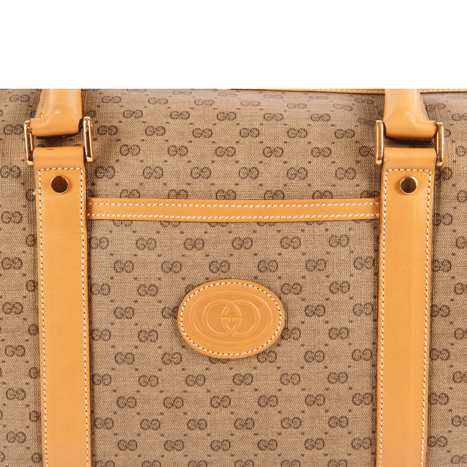 Heritage Vintage: Gucci Classic Monogram Canvas Pochette Bag. , Lot  #75015