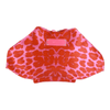 Alexander McQueen Leopard Print De Manta Clutch Bag Pink/Red