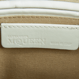 Authentic Alexander McQueen Studded Skull Padlock Leather Handbag
