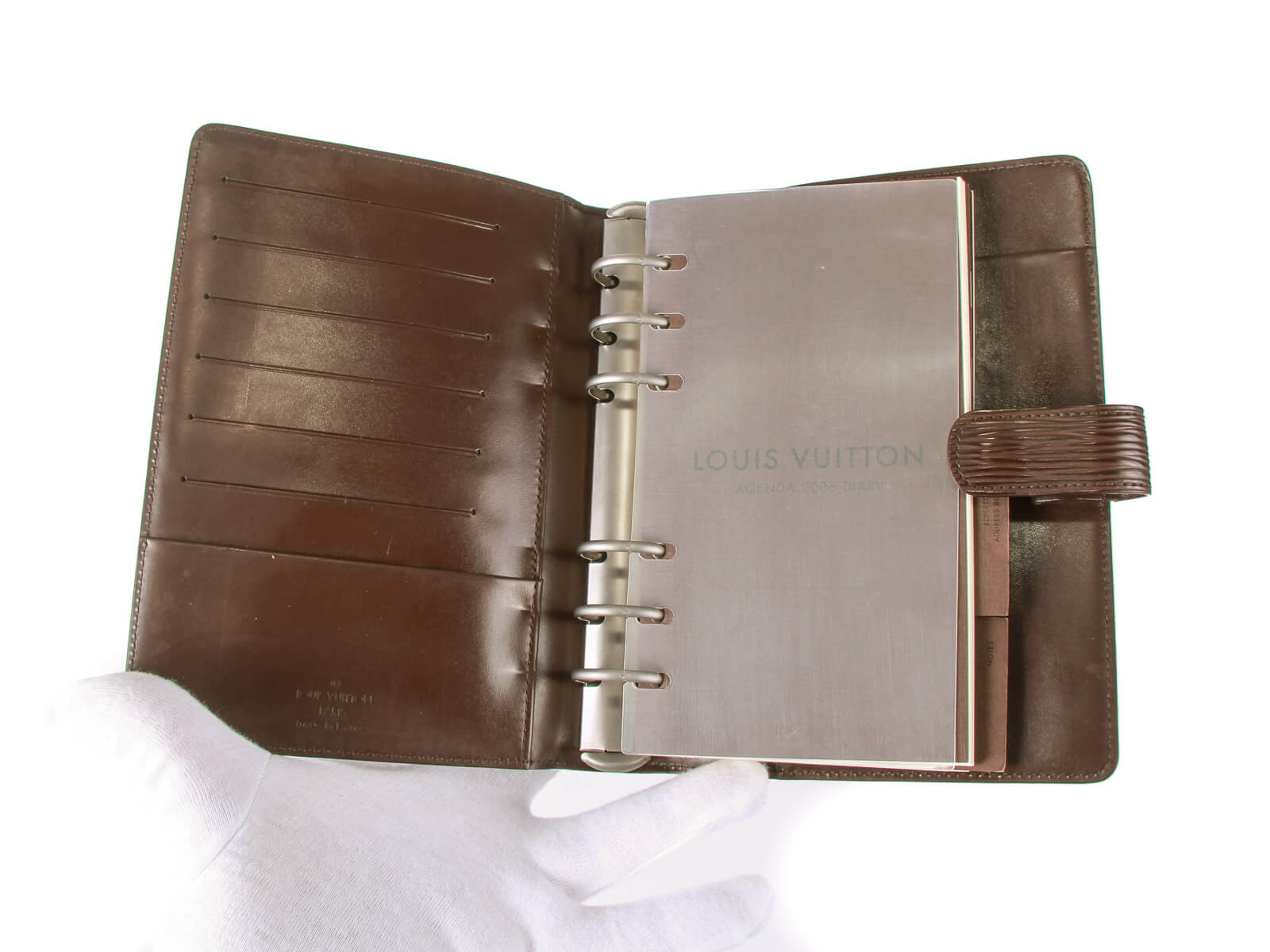 Louis Vuitton R20072 Epi Leather Black Mini Agenda/ Diary / Address Book/  Organizer