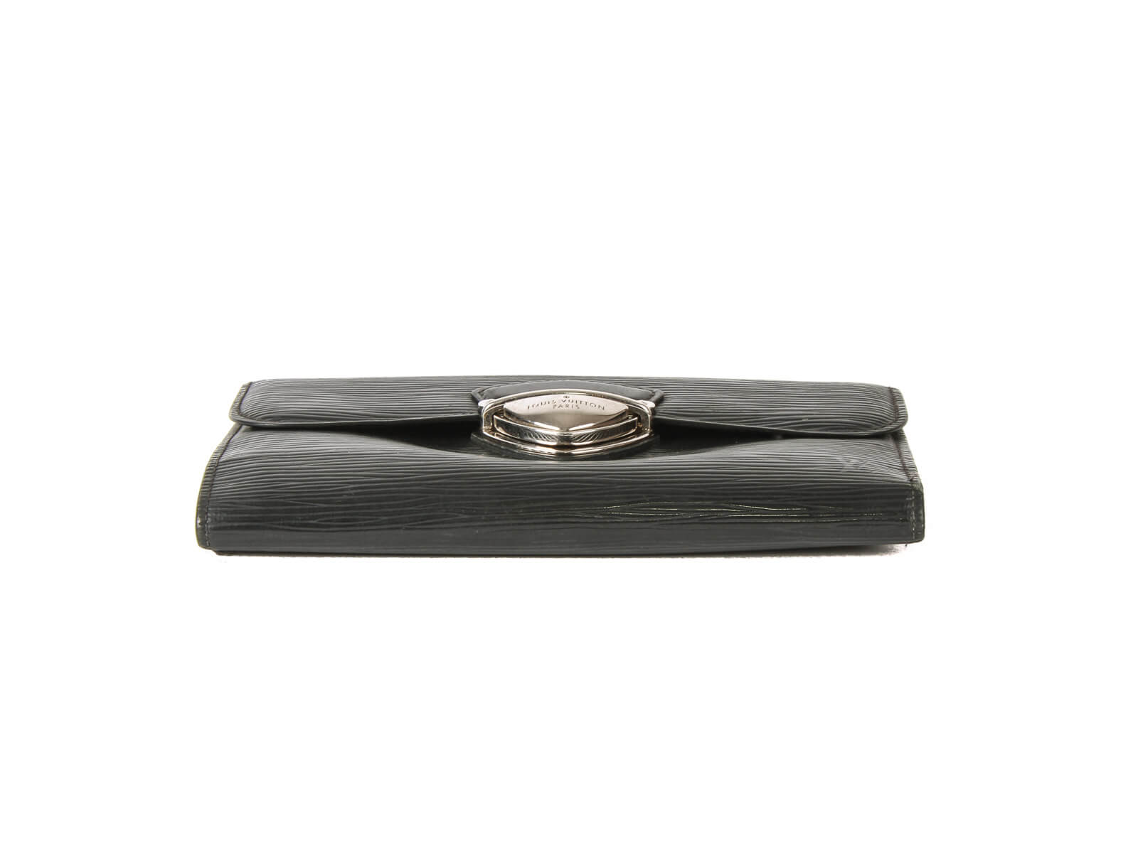 Authentic Louis Vuitton Epi Black Leather Wallet #5464