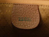 Authentic Gucci Vintage Brown Leather & suede Bamboo MM Backpack