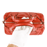 Authentic Chloe red leather Paddington Satchel Shoulder/Hand bag