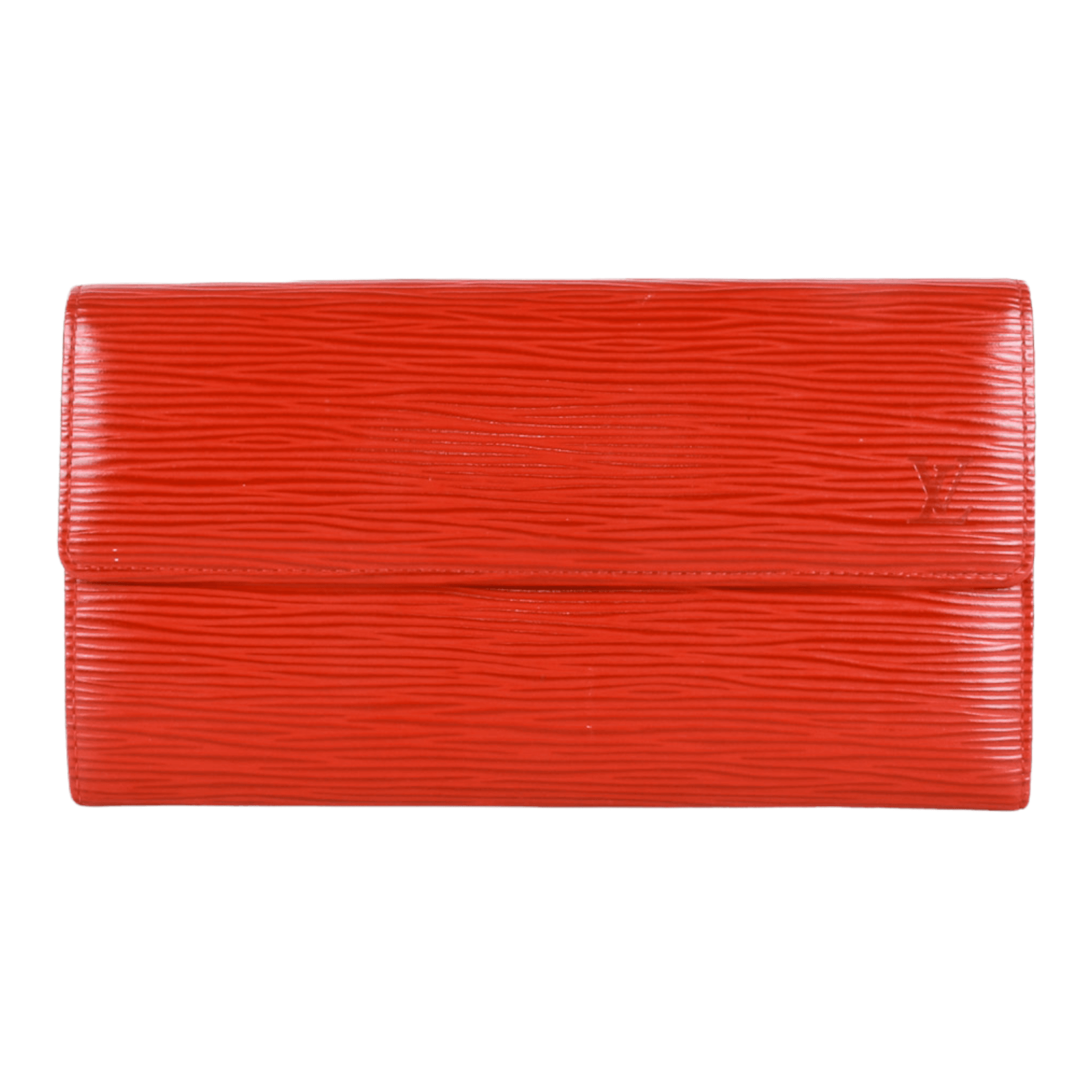 Authentic Louis Vuitton Epi leather Sarah Wallet Red