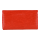 Authentic Louis Vuitton Epi leather Sarah Wallet Red