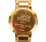 Authentic Gianni Versace Signature Medusa Head Gold Plated Vintage Coin Watch