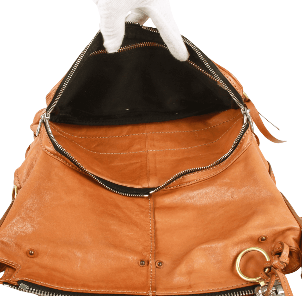 Authentic Chloe brown Paddington Satchel Shoulder bag