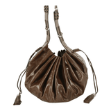 Authentic Givenchy fringe tassle pumpkin shoulder bag