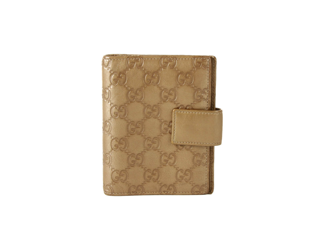 Authentic Gucci GG monogram leather notebook agenda