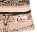 Authentic Christian Dior peach lace print Women’s T-Shirt