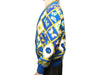 Authentic Versace Jeans Couture blue flower butterfly bomber style jacket