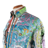 Authentic Gianni Versace 100% cotton multicolor shirt