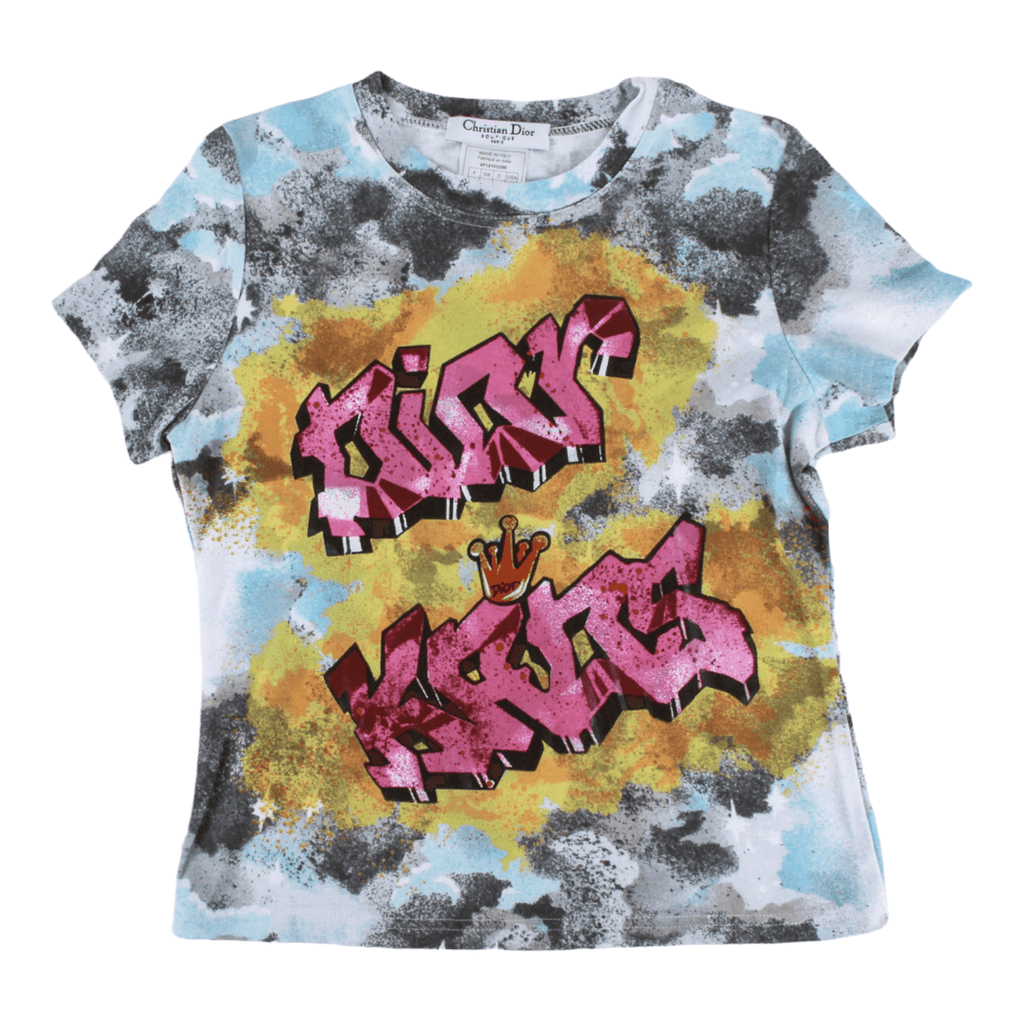 Authentic Christian Dior Kaos Graffiti Tee Shirt