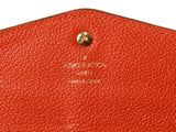 Authentic Louis Vuitton Aurore Monogram Empreinte Leather Curieuse Wallet