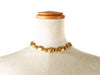 Authentic YSL brass choker chain necklace