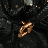 Authentic Chloe black leather Paddington Satchel Shoulder/Hand bag