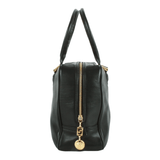 Authentic Gianni Versace black soft leather handbag