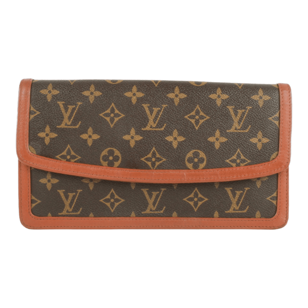 Louis Vuitton button wallet. Monogram pattern with pi… - Gem