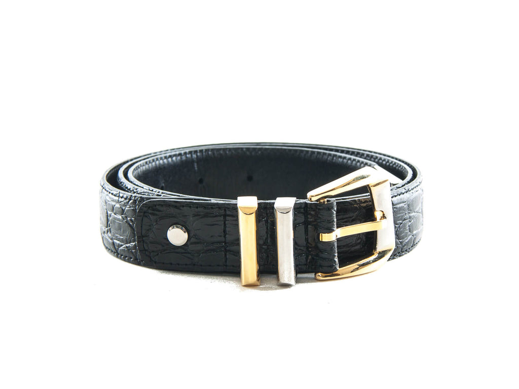 Versace sale crocodile belt